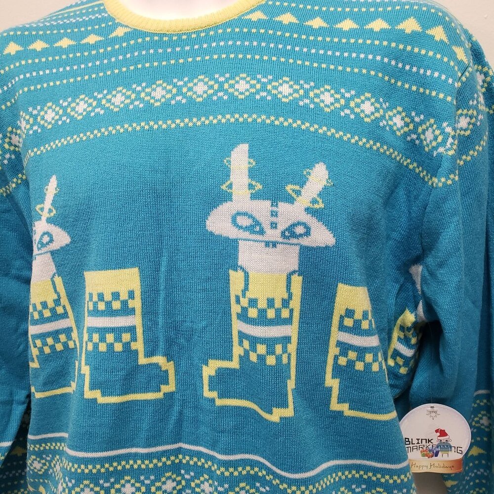 Blink Marketing Christmas Holiday Sweater Size Large - Picture 3 of 11